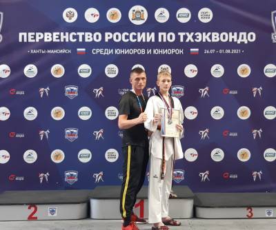 Астраханский тхэквондист стал серебряным призером первенства Европы