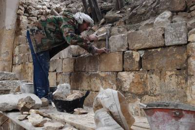 В Алеппо началось восстановление древней цитадели