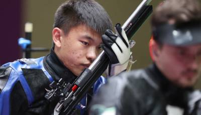 Кулиш допустил ошибку и стал восьмым в стрельбе из винтовки из трех положений, чемпион — китаец Чжан