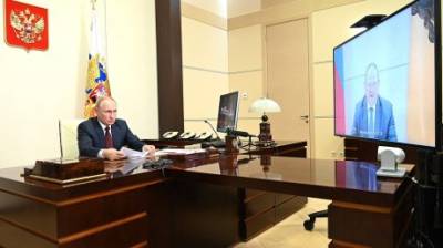 Владимир Путин и Олег Мельниченко обсудили реализацию инвестпроектов