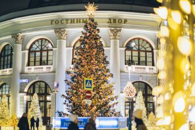 Петербург готовится к Новому году: на улицах города установят 20 «пушистых красавиц»