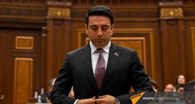 Ален Симонян избран спикером парламента Армении