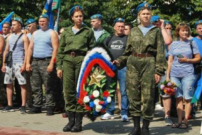 Памятное мероприятие в честь дня ВДВ прошло в Серпухове