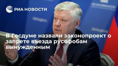 Глава комитета Госдумы Пискарев: законопроект о запрете въезда русофобам является вынужденной мерой