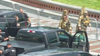 Новости на "России 24". Полиция не обнаружила взрывного устройства в машине у здания Капитолия