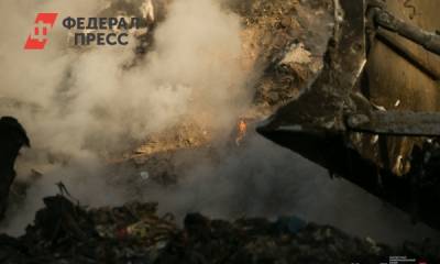 На мусорных полигонах в Новосибирске скрывали тление мусора