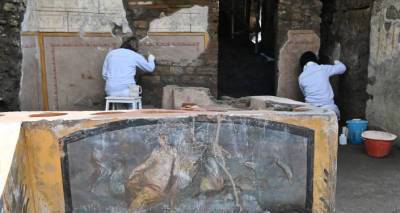 В Помпеях обнаружили останки раба, ставшего зажиточным горожанином - фото, видео
