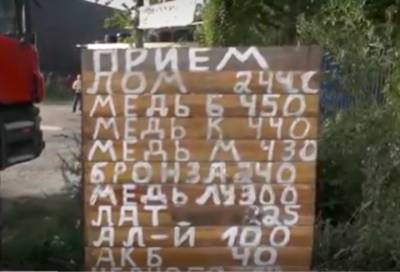 В Петербурге полицейские закрыли нелегальный пункт приёма лома