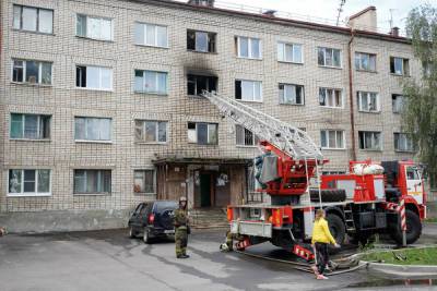 Пожар произошел в Пскове в пятикомнатной квартире