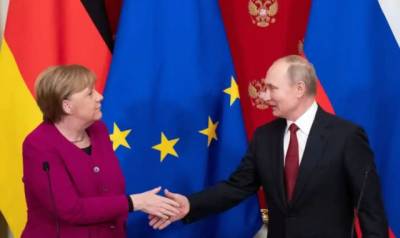 Меркель навестит Путина с прощальным визитом в Кремле