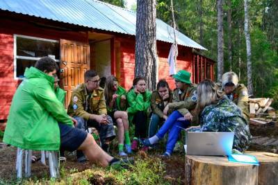 Первый волонтерский лагерь прошел в национальном парке "Койгородский"