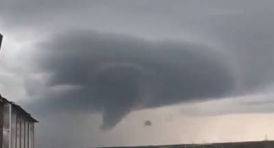 Огненное торнадо сняли на видео в Башкирии