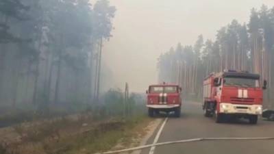 В Марий Эл природный пожар угрожает населенным пунктам