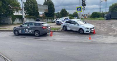 В Калининграде в аварии пострадала пассажирка такси