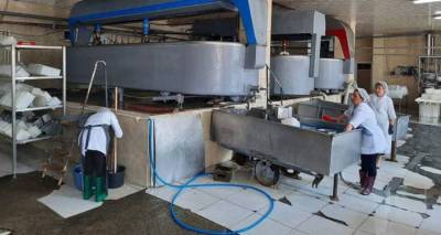 В Шираке приостановлена работа молочного цеха