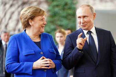 Путин назвал визит Меркель прощальным