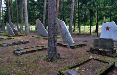 Эмари: самое необычное кладбище советских военных лётчиков