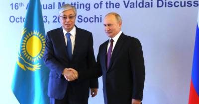 Кремль: Путин проведет встречу с президентом Казахстана