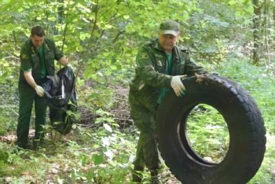 Земли лесного фонда очистили от мусора в Серпухове