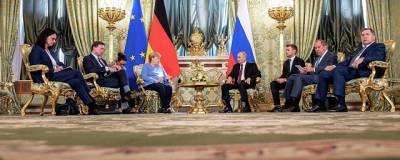 Владимир Путин и Ангела Меркель обсудили ситуацию на Украине во время встречи в Кремле