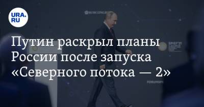 Путин раскрыл планы России после запуска «Северного потока — 2»