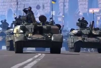 Репетицию парада независимости Украины остановили из-за сломавшегося танка
