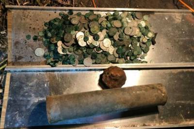 В Свияжске во время ремонта в сарае нашли клад монет