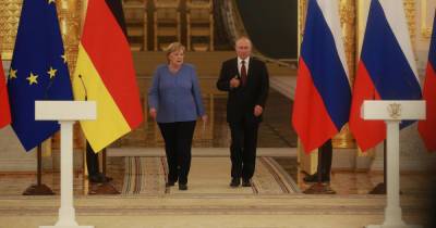 Прощальный визит: о чем Путин и Меркель говорили в Кремле