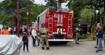 В Калининграде пожарные выезжали на вызов в парк Юность (фото)