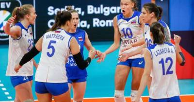 Российские волейболистки с победы над командой Франции стартовали на чемпионате Европы