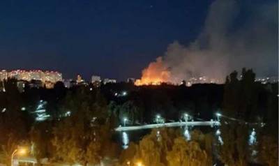 Под Киевом вспыхнул пожар: огонь охватил многоэтажку
