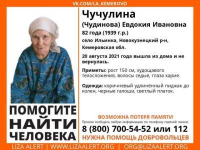 В Кузбассе пропала без вести 82-летняя пенсионерка