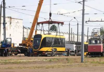 Одесская компания поставила в Киев свой первый низкопольный трамвай