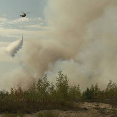 Десять лесных пожаров на площади более 600-сот тысяч гектаров ликвидировали в Якутии