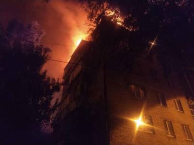 Полиция назвала причину пожара в «хрущевке» в Броварах
