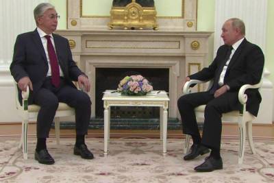 Путин на встрече с Токаевым назвал важным вопрос по Афганистану