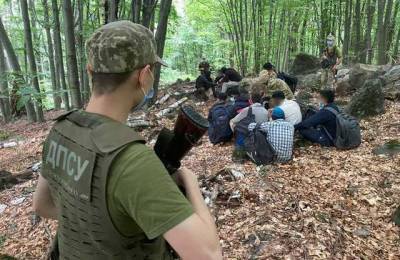 Пограничники задержали 12 нелегальных мигрантов на Закарпатье