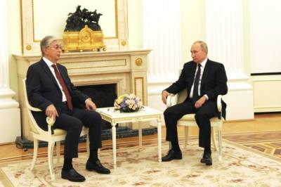 Путин принял в Кремле президента Казахстана Токаева
