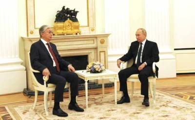 Путин: контакты России и Казахстана находятся на очень высоком уровне
