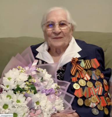 В Выборге 100-летний юбилей отметила участница Великой Отечественной войны