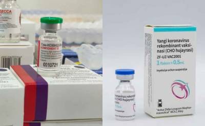 Узбекистан официально зарегистрировал вакцины от коронавируса ZF-UZ-VAC2001 и "Спутник V", разливаемые в Алмалыке на СП Jurabek Laboratories