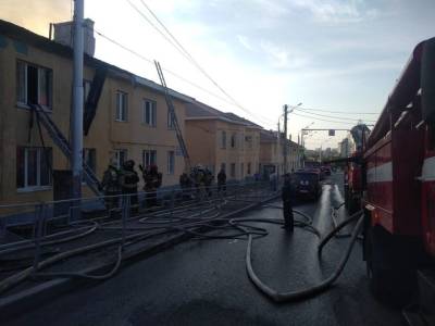 В частном секторе Уфы произошел пожар