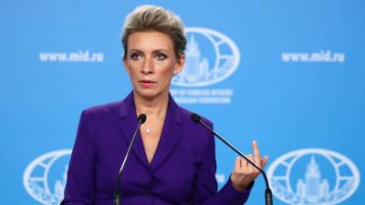 Захарова заявила о сожалении из-за реакции Запада на отход Киева от Минских соглашений