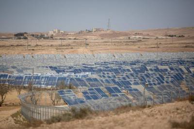 Под Димоной собираются строить гигантскую солнечную электростанцию