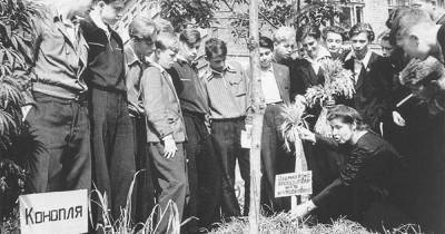 Фото советских школьников рядом с кустами конопли впечатлило россиян