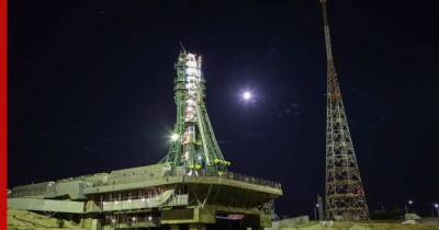 С космодрома Байконур запустили ракету "Союз" со спутниками OneWeb