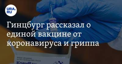 Гинцбург рассказал о единой вакцине от коронавируса и гриппа