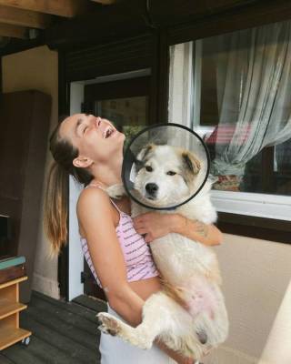 Маха Горячева, блогер-миллионник: «У меня три собаки, но Пломбир – самый особенный пес из всех, кого я встречала»