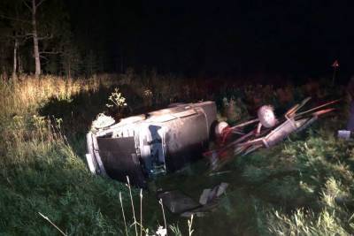 Четыре человека пострадали в массовом ДТП ночью под Новосибирском