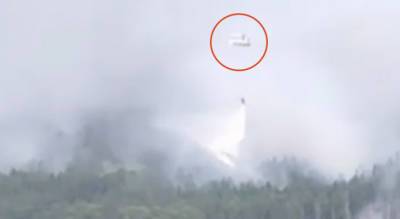 Лесной пожар в Марий Эл тушат вертолетами
